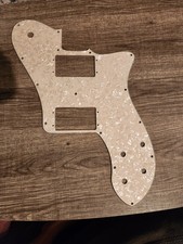 FENDER '72 TELECASTER DELUXE PICKGUARD TRIPLE PLY BRANCO PÉROLA  comprar usado  Enviando para Brazil