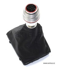 Schaltknauf ALU Audi A3/S3 Manschette schwarzes Leder schwarzer Faden 8V0863278G comprar usado  Enviando para Brazil