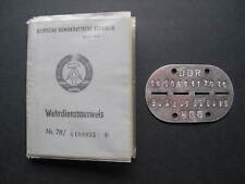 Nva wehrdienstausweis erkennun gebraucht kaufen  Hamburg