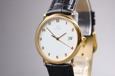 [Perto de ESTADO PERFEITO] Omega De Ville Cal.1430 32mm mostrador branco data relógio masculino quartzo, usado comprar usado  Enviando para Brazil