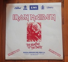 IRON MAIDEN The Number of the Beast LP Promo RARE  Peeruvian comprar usado IRON MAIDEN The Number of the Beast LP Promo RARE  Peeruvian comprar usado  Enviando para Brazil