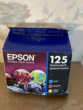 Cartuchos de tinta genuínos Epson 125 preto ciano magenta amarelo pacote com 5 EXPIRADOS comprar usado  Enviando para Brazil