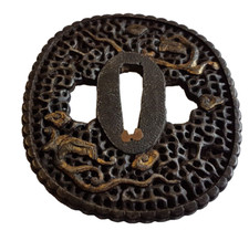 Antico ferro tsuba usato  Monza