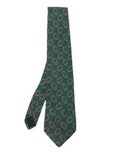 Gravata masculina de seda verde brooks brothers feita à mão nos EUA Ex Con comprar usado  Enviando para Brazil
