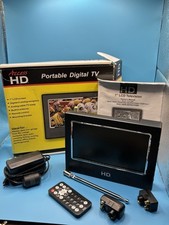 Adaptador de carro TV digital portátil 7" acesso LCD HD PTV7000 e REMOTO usado comprar usado  Enviando para Brazil