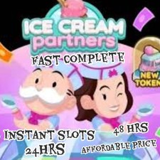 🎮 Monopoly_Go_🌞 ICE CREAM PARTNER Evento-Slot 1nstant 1 -48h| ✅️ Transporte Completo comprar usado  Enviando para Brazil