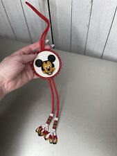 Vintage Disney Mickey Mouse Gravata Bolo Totalmente Frisada Vermelho Ocidental Infantil, usado comprar usado  Enviando para Brazil
