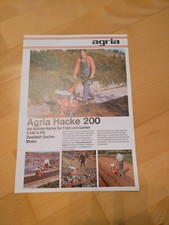 Agria 200 hacke gebraucht kaufen  Windeck