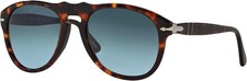 Óculos de Sol Persol PO0649 24/86, Havana/Azul Claro Gradiente, 54mm, usado comprar usado  Enviando para Brazil