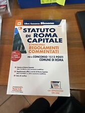 Statuto roma capitale usato  Roma