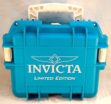 Blue Invicta edição limitada 3 slots caixa de relógio de mergulho profissional/caixa resistente a impactos, usado comprar usado  Enviando para Brazil