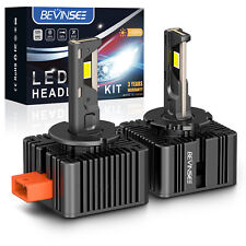 Lâmpadas de farol LED BEVINSEE D3S D3R feixe alto/baixo 80W 8000LM 6000K HID substituir comprar usado  Enviando para Brazil