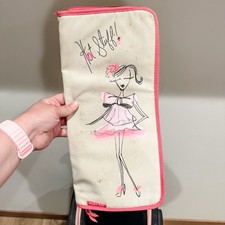 Bolsa de viagem Mary Kay armazenamento “Hot Stuff” rosa com zíper comprar usado  Enviando para Brazil