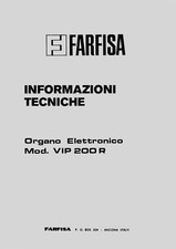 Farfisa vip200 service usato  Italia