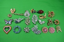 Vtg rhinestone brooch for sale  Saint Joe