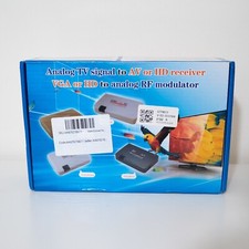 Adaptador conversor RF para HDMI NTSC/PAL receptor de TV analógico + controle remoto caixa aberta EUA Se comprar usado  Enviando para Brazil