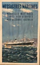 Affiche ancienne messageries d'occasion  Marseille I