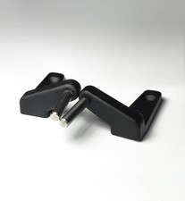 COPPIA SUPPORTI TENDINE ALETTE PARASOLE - FIAT X1/9 X 1/9 (NERO) comprar usado  Enviando para Brazil