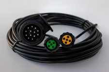 Kabel przyczepy 5m 13-biegunowy Wtyczka Wiązka przewodów Zasilanie Bayonett na sprzedaż  PL