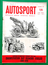 Autosport nov 1956 for sale  BANGOR