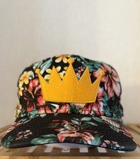 Chapéu de Café Havaiano Cubano Crowned Gold Tropics SnapBack Ajustável Key West comprar usado  Enviando para Brazil