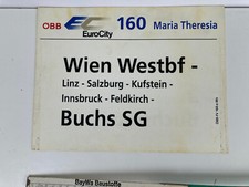 Zuglaufschild öbb 160 gebraucht kaufen  Bergen