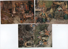 N.3 cartoline presepio usato  Viola