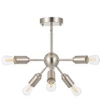 Light brushed nickel for sale  Clinton