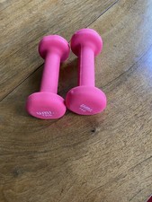 Set pink dumbbells for sale  BEDFORD