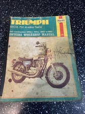 Haynes triumph 650 for sale  HEATHFIELD