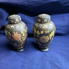 Pair wooden vases for sale  BRAMPTON