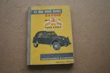 LIVRE CITROEN 2 CV 1957  revue technique Tous sur les 2cv tous types comprar usado  Enviando para Brazil