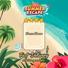 Frozen Frame_Mono_poly_-Go_Sticker_4 Star ⭐ Summer Escape Album 🔥 Golden Blitz comprar usado  Enviando para Brazil