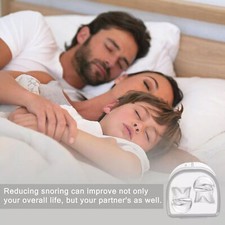 Dispositivo anti ronco língua apneia do sono ajuda a parar de roncar manga Aone silicone 2 peças comprar usado  Enviando para Brazil
