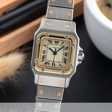 Cartier santos stahl gebraucht kaufen  Deutschland