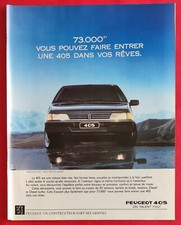 Publicité de presse: Automobile Nouvelle PEUGEOT 405  - 1989 comprar usado  Enviando para Brazil