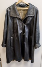 Nappaledermantel damen schwarz gebraucht kaufen  Aue