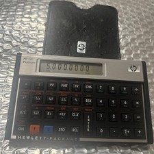 Calculadora financeira HP-12C platina excelente estado com estojo protetor comprar usado  Enviando para Brazil