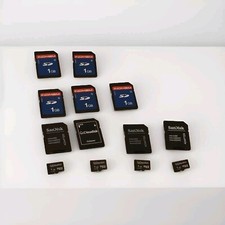 Pacote de cartões SD e micro SD cartões de 1 GB total de 9 GB comprar usado  Enviando para Brazil