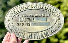 Aveling barford brass for sale  LEEK