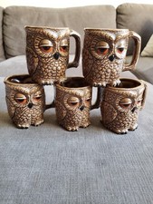 ceramic set owl tea for sale  Thermal