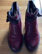 Rieker red ankle for sale  HUDDERSFIELD