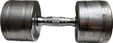 Single chrome dumbbell for sale  Long Beach