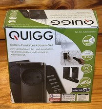 Quigg aussenfunksteckdosen set gebraucht kaufen  Königsbrück