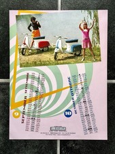 Vintage lambretta calendar for sale  LLANDUDNO
