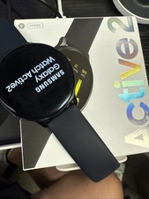 Samsung Galaxy Watch Active2 pulseira de silicone moldura de alumínio Bluetooth - preto aqua comprar usado  Enviando para Brazil