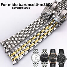 Pulseira de relógio de aço inoxidável de alta qualidade 15 18 20 mm compatível com Mido Baroncelli comprar usado  Enviando para Brazil