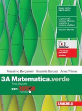 Matematica.verde 3a. terza usato  Pavia