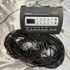 Módulo de som Roland TD-3 com fonte de alimentação e cabos, V-Drums, usado comprar usado  Enviando para Brazil