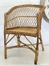 Vintage wicker rattan for sale  INNERLEITHEN